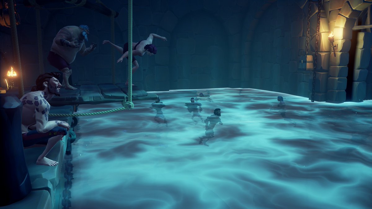 SayutaLyn's tweet photo. Nothing like a nice little pool break after all that fort defending !
#SoTShot @SeaOfThieves https://t.co/EJZxEvP9AR