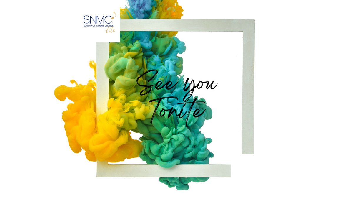 See you there
8:15pm West Bridgford Methodist Church