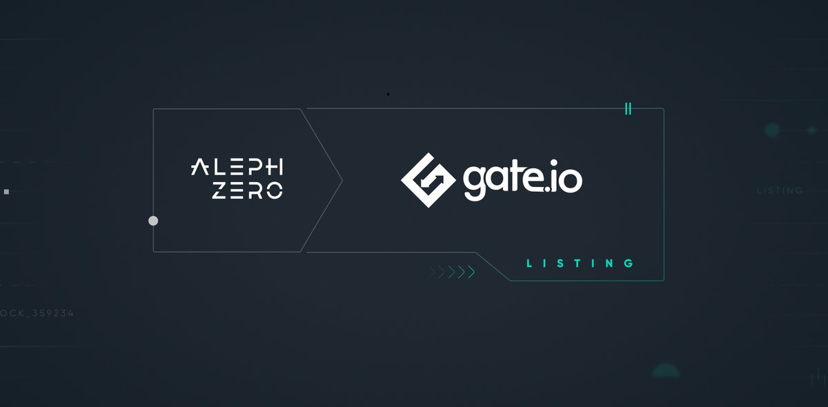 Aleph Zero's $AZERO will be listed on @gate_io — starting tomorrow at 1 PM CET. 💱 👉 gate.io/trade/AZERO_US…