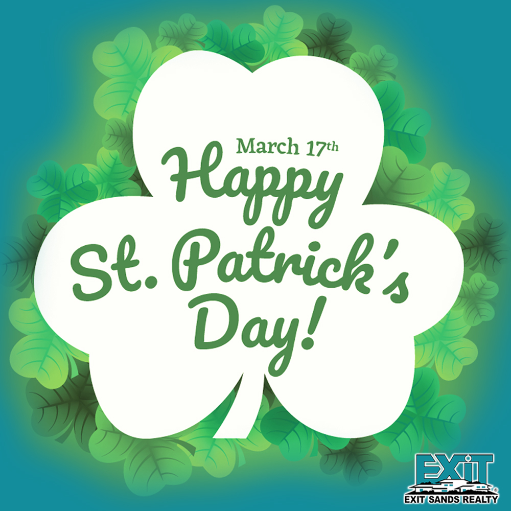 EXITSandsRealty's tweet photo. May the luck of the Irish be with you every day and especially when house hunting. 
#HappyStPatsDay #BayCountyRealEstate #PanamaCityFL https://t.co/LhtbYa1Zlm