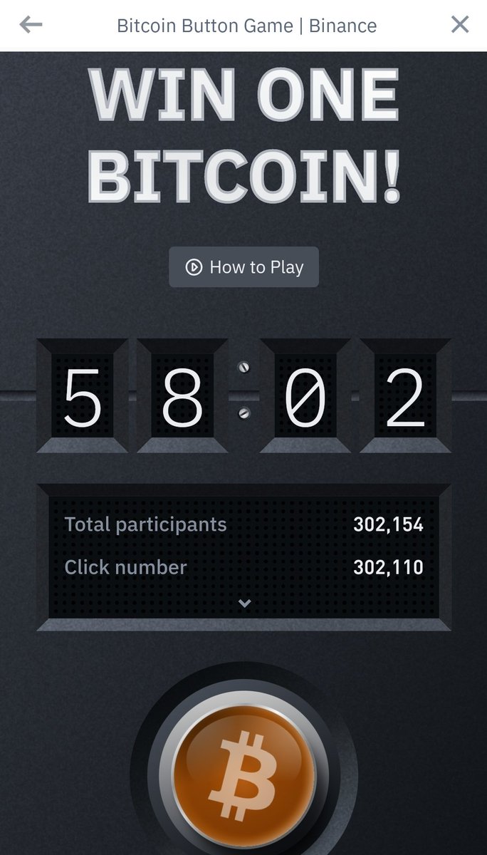 BigDogCrypto5's tweet photo. #BitcoinButton and #Binance https://t.co/kvBIPthnWB