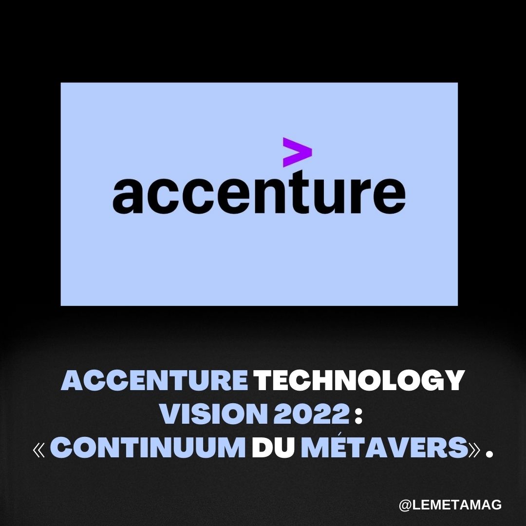 lemetamagoff's tweet photo. Pour lire notre article : https://t.co/vC2saAWEb4 #accenture #metaverse #lemetamagoff https://t.co/fCITKnMecp