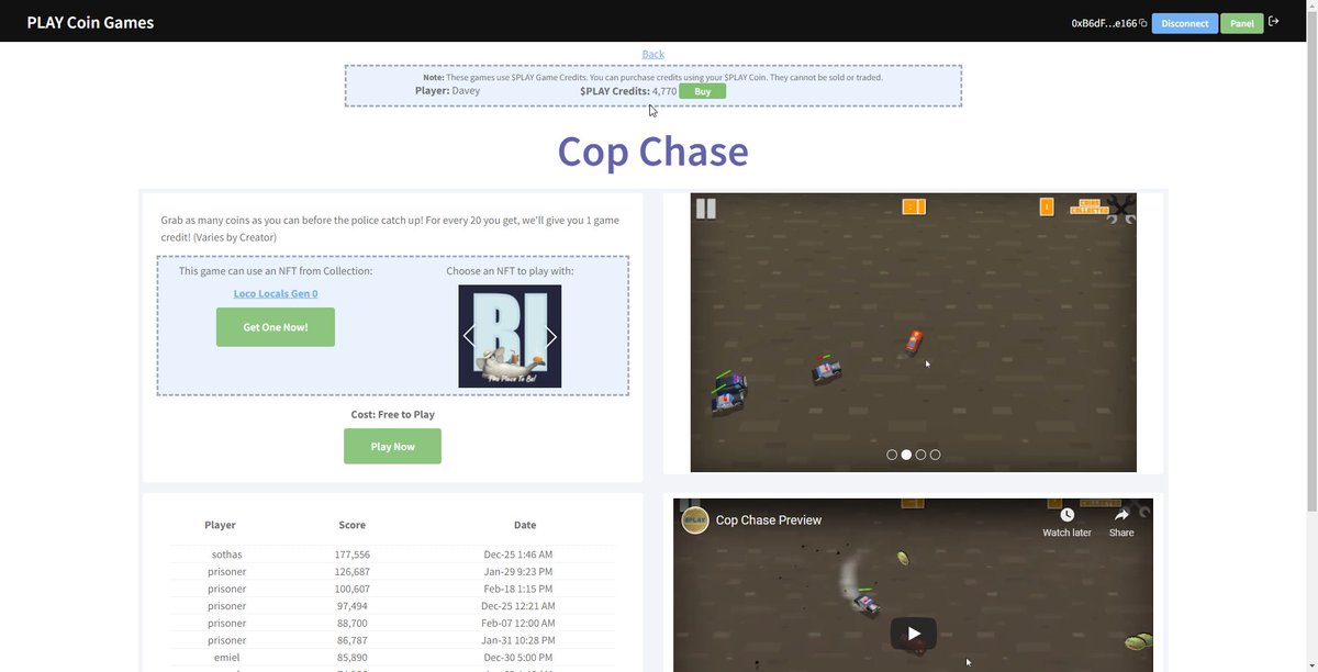 ThePlayArcade's tweet photo. Awesome progress yesterday adding coin gating and NFT gating for games. A community owner can require that a player holds an NFT from one or more Collections on different chains, or gate by token. Great way to do collabs! https://t.co/otXZsGDCHg
