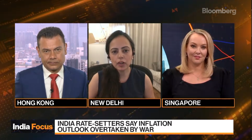 Deveshwar: India's Growth To Slow In 2H/FY23
@shumitasd - TS Lombard India Research Senior Director - joins @julesaly & @RishaadTV 
bloomberg.com/news/videos/20… via @BloombergTV