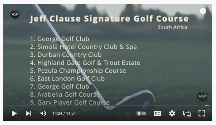 GoatGolfHoles's tweet photo. The Jeff Clause G.O.A.T Signature course - South Africa in support of #elsforautism #front9 
Full course available on YouTube. Your watch supports Els for Autism @simola @GeorgeGolfClub @DbnCountryClub @Arabella_GC @PezulaGolf https://t.co/rswzbVVLBQ