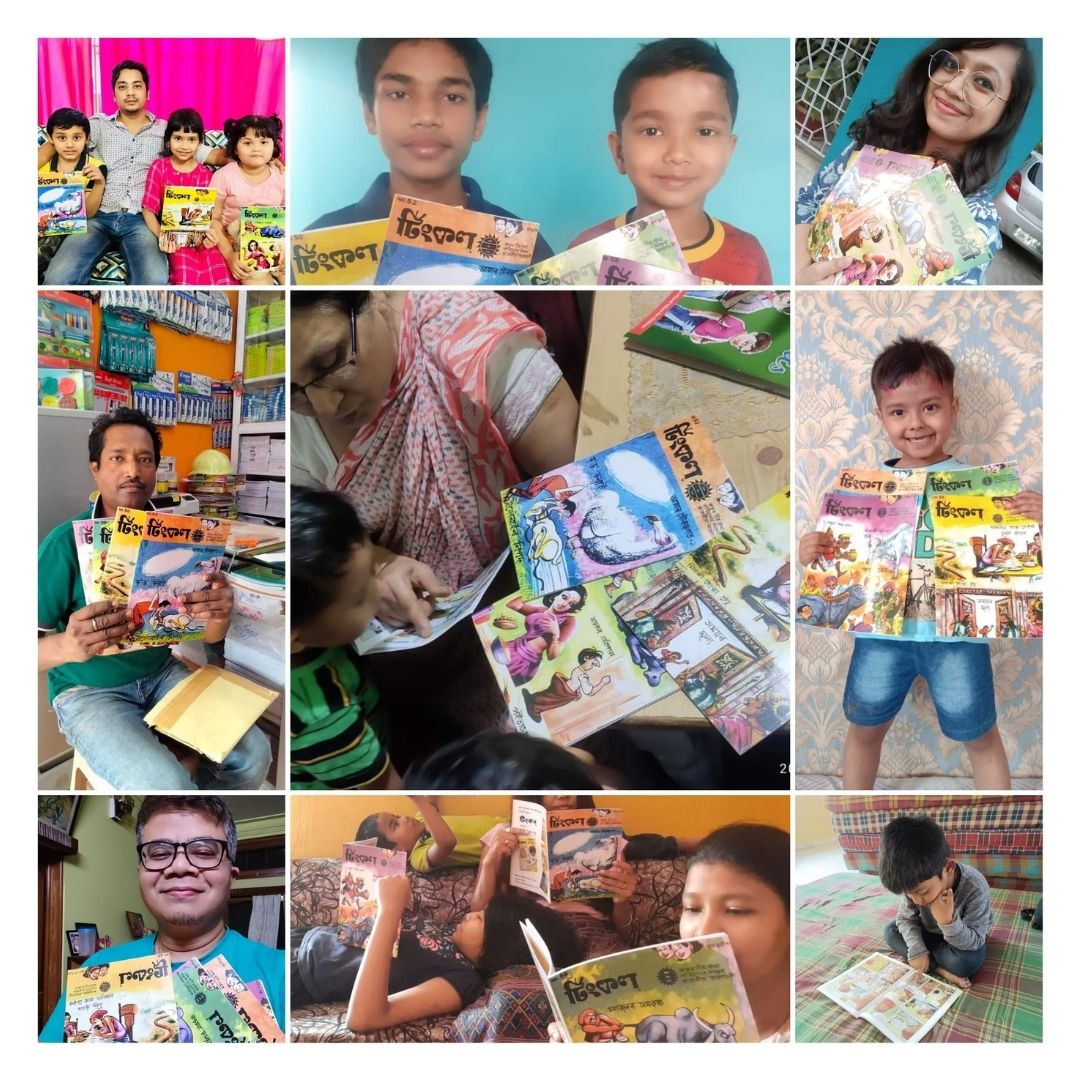 TinkleMagazine's tweet photo. Select editions of Tinkle Magazine are now available in Assamese! Look at all these happy Tinkleheads with their Tinkle-icious haul! To order your copies, contact +91 9508153426 or visit https://t.co/eGNv4Jkpgw
#tinkle #tinklecomics #tinklemagazine #assamese #reading #languages https://t.co/0yBDZ9nE91