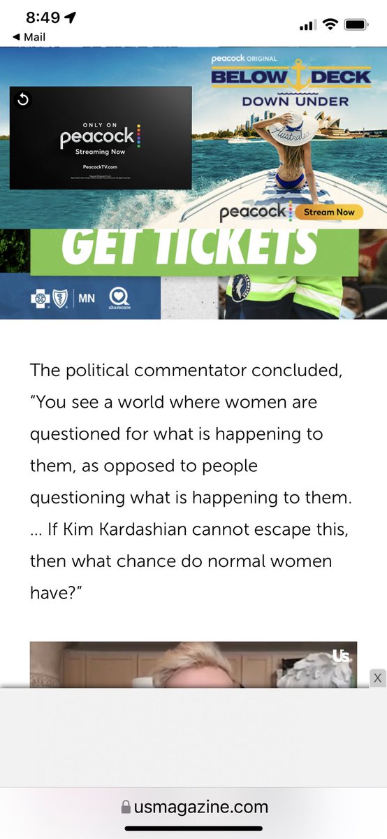 RunMC's tweet image. Trying to read more on Ye’s suspension from IG on @usweekly. So many ads I can hardly see the screen. #cxproblems #bounce