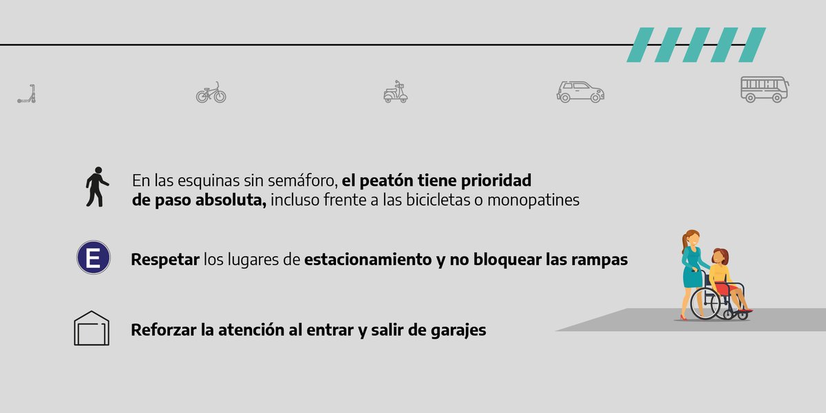 🚶#DíadelaSeguriadPeatonal: una fecha para concientizar sobre el rol y los derechos de los peatones, promover hábitos de cuidado y fomentar una convivencia respetuosa y solidaria entre los diferentes actores de la vía pública.
La responsabilidad de los conductores de vehículos 👇