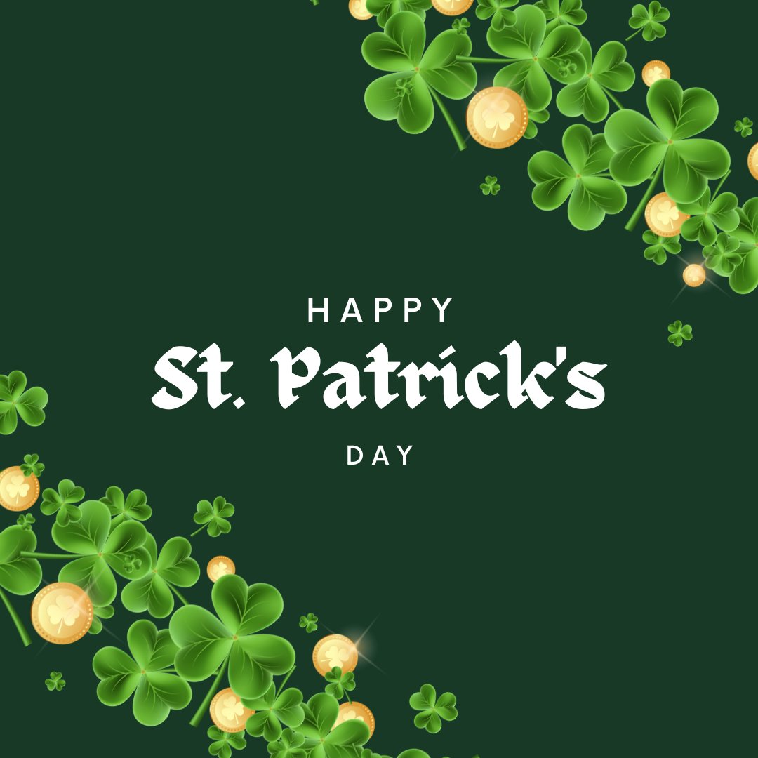 Happy St. Patrick's Day! 

As they say, we are all Irish on this day!
