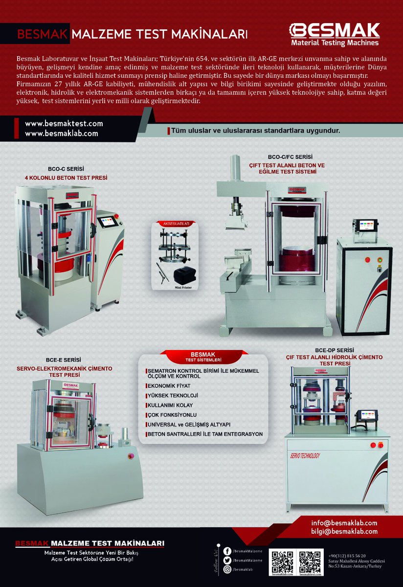 BESMAK - Materials Testing Machines tweet media