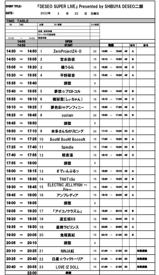 BNBNBooooN's tweet photo. 📣出演決定！

🗓3/20(日)
「DESEO SUPER LIVE Presented by SHIBUYA DESEO」
@ SHIBUYA DESEO

🕒開場14:00/開演14:30(予定)
《出演時間》17:10~17:25
《特典会》17:30~18:20

🎫 予約2,500円 当日500円UP(各1D)
https://t.co/yZqAHZM5xr https://t.co/VYmB5rMrGY