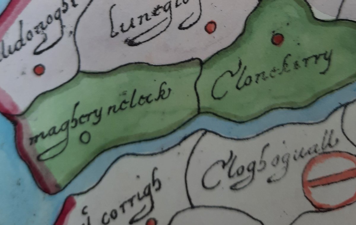 Strabane_names's tweet photo. LECKPATRICK townland, parish. Leic Phádraig, Patrick's flagstone. Ledpadrich (1302) Lapis Patricii (1397) Lecaphadraig (1407) Leaepafrayg (1500) also known as Kylpatrick and Magherynelec. The saint is said to have stopped here en route to Aileach. @placenamesni @logainm_ie https://t.co/rjq58N6IgD