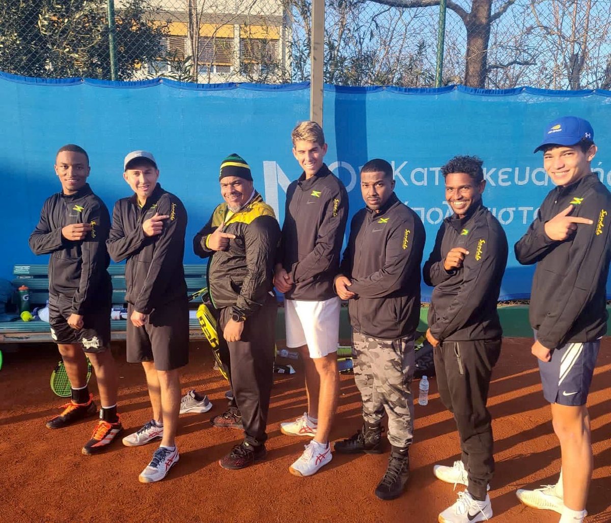 AdamStewart's tweet photo. 🇯🇲 Great to see the success of the @TennisJamaica team after their incredible efforts at the 2022 Davis Cup World Group Play-offs, earlier this month. With our continued support their passion and drive will take them to the next level as their journey continues. #TeamJamaica https://t.co/5amny6GFdQ