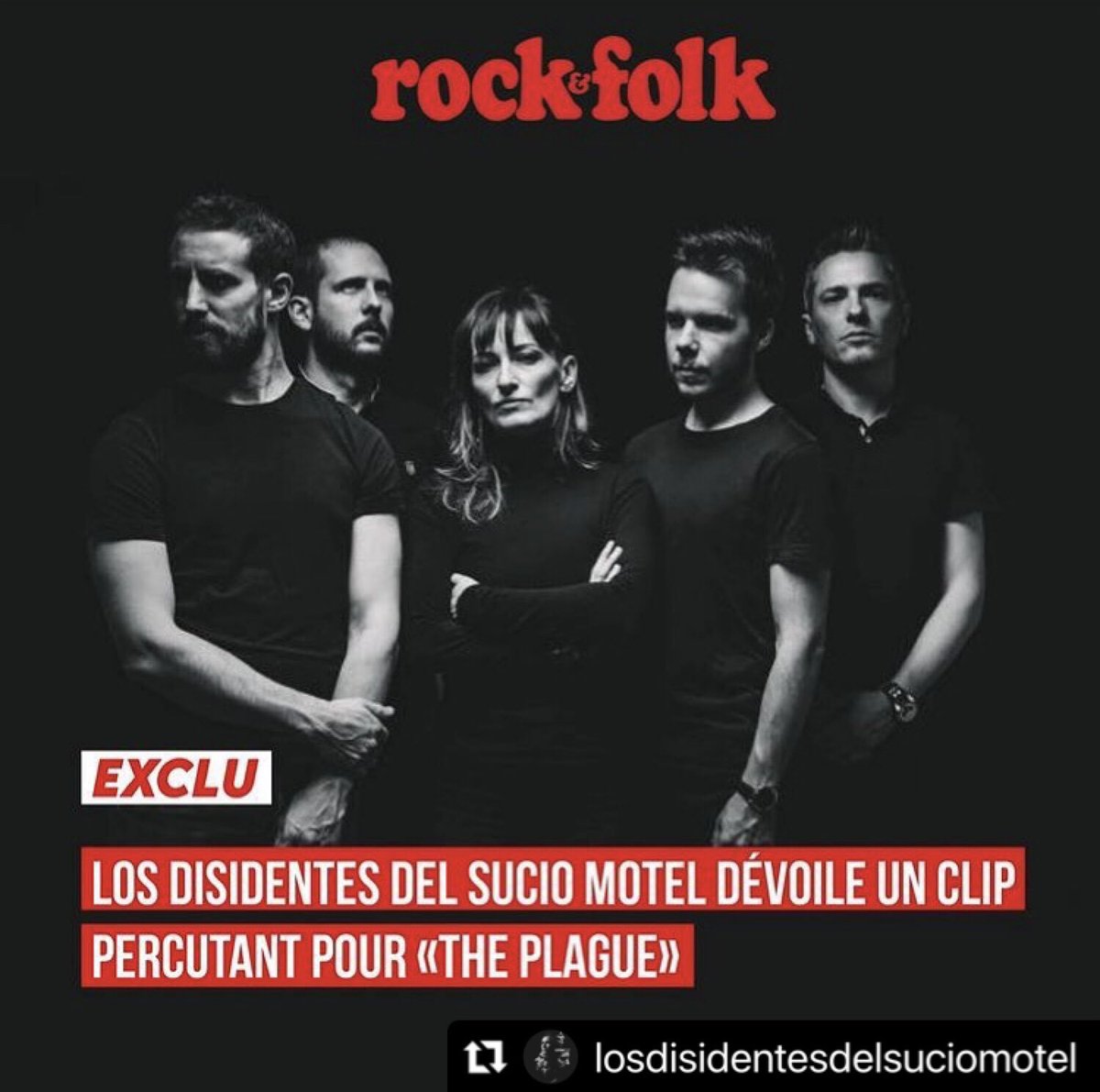 AKITOSENGOKU's tweet photo. You can check my visuals on LDDSM's new music video "THE PLAGUE"!!
Thanks🙏 @rock_and_folk
#LosDisidentesDelSucioMotel #LDDSM #THEPLAGUE #POLARIS
#AKITOSENGOKU
https://t.co/1W86xraHBT https://t.co/rZCJX39K0z