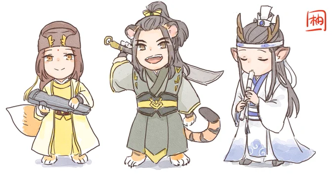 三尊🦊🐯🦌 