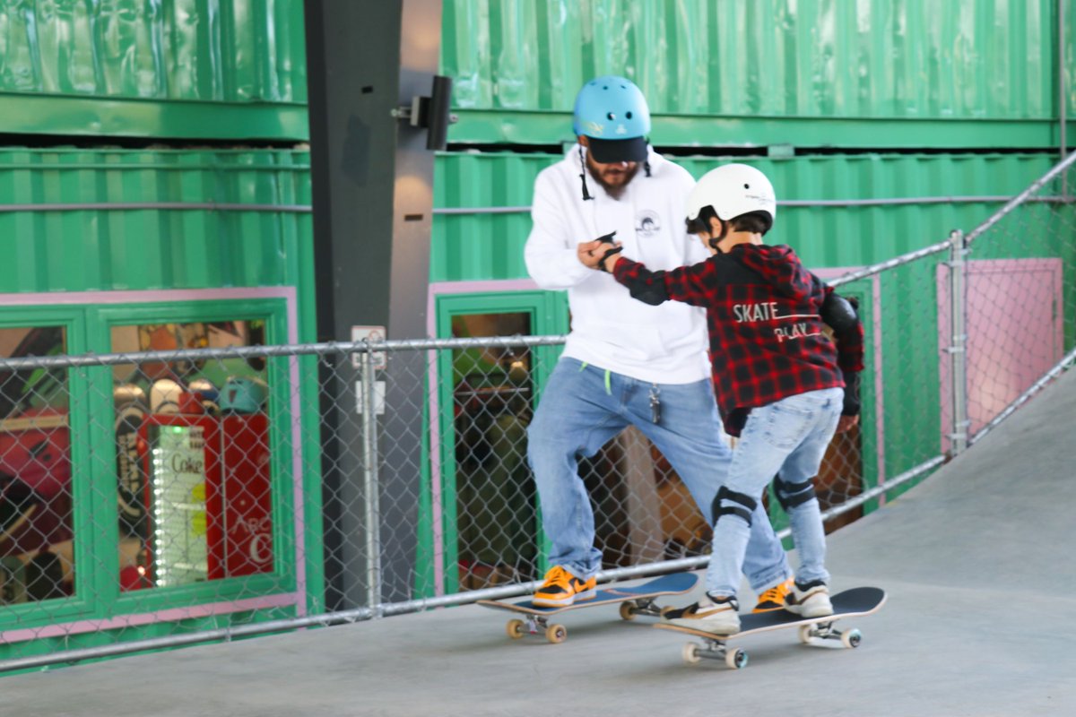 Every kid gets a skateboard
We inspire them and help them be able to use it!! 📸@renaissance_lens