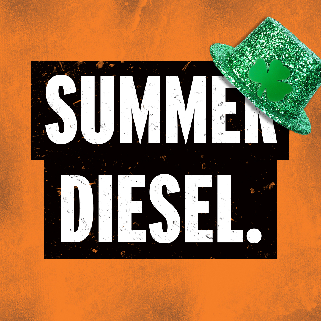 UFAcooperative's tweet photo. What do leprechauns and summer diesel have in common?  Neither exist!  Get quality diesel, seasonally adjusted from your local UFA Petroleum agency.  ☘️

#DieselexGold #GetItDone #HappyStPatricksDay #StPatsDay https://t.co/PMyICkrLI3