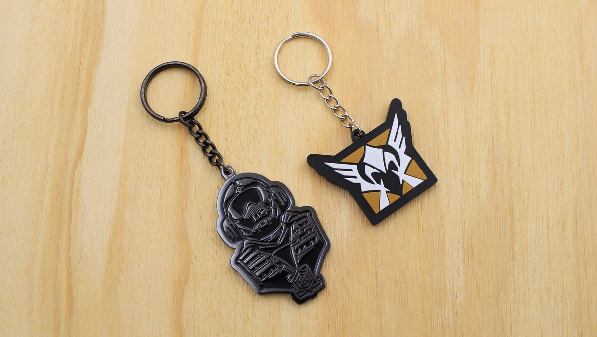 thekoyostore's tweet photo. JΓ€ger or Valkyrie? Metal or PVC? Get your official @rainbow6game keyring below:
π https://t.co/QK3CLdtBZk
#TheKoyoStore #RainbowSixSiege #SixCollection https://t.co/x0XeZDmHMO