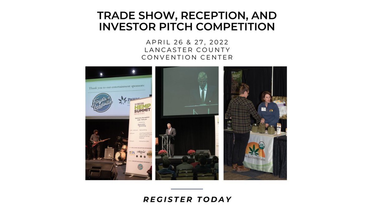Register today! 

#hemp #ushempgrowers #hempfiber #hempgrowers #hempevent #hempproducts #hempfarmers #hempcrete #hemphurd #hempwood #hempfeed #hempcapital