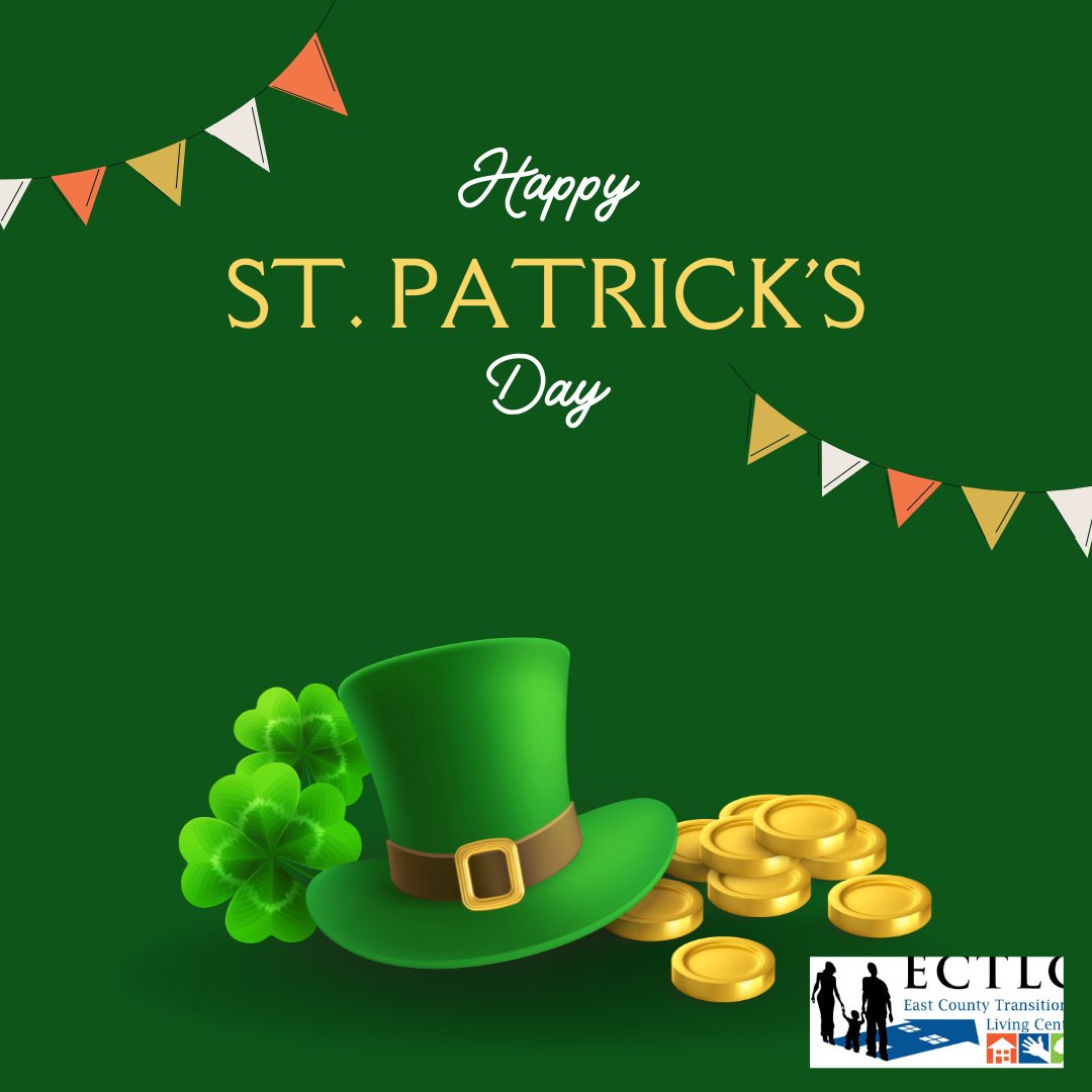 eastcountytlc's tweet photo. "For each petal on the shamrock, this brings a wish your way: Good health, good luck, and happiness for today and every day." 

Happy St Patricks day!

#ectlc #nonprofit #charity #homelessness #families #stpatricksday https://t.co/sSCskP4bC7