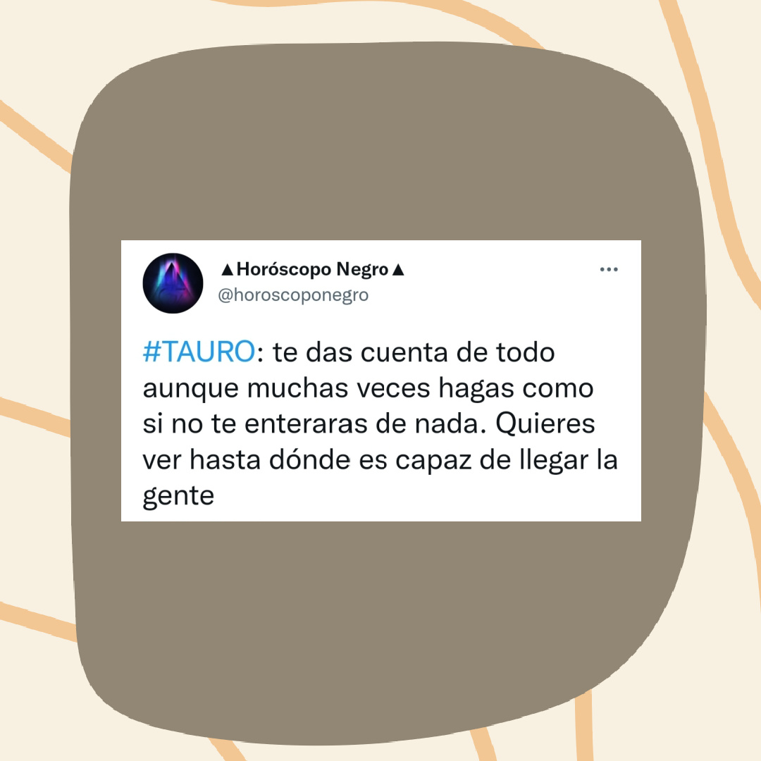 tauro_hn's tweet photo. ✨ Síguenos también en nuestra cuenta de Twitter ➡️ @horoscoponegro https://t.co/s0GPjyQBp5
