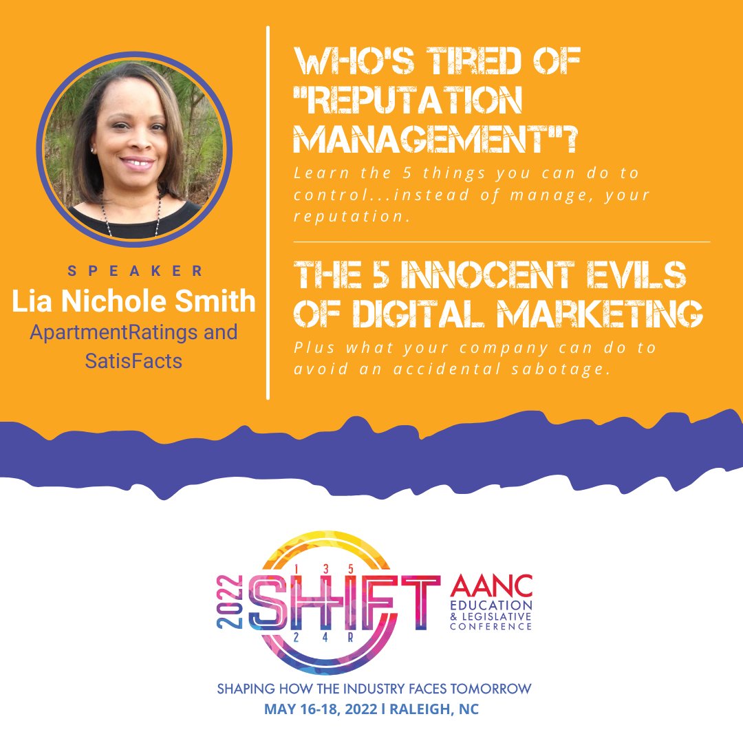 AANCOnline's tweet photo. We are looking forward to having Lia Nichole Smith with us at this year's Conference for a 2-breakout session’s! Be sure to reserve your seat at the early bird pricing today at https://t.co/iYG5tE4e8K.
#AANC2022SHIFT #getSHIFTdone #SHIFThappens #ohSHIFT https://t.co/m1deNFaAcC
