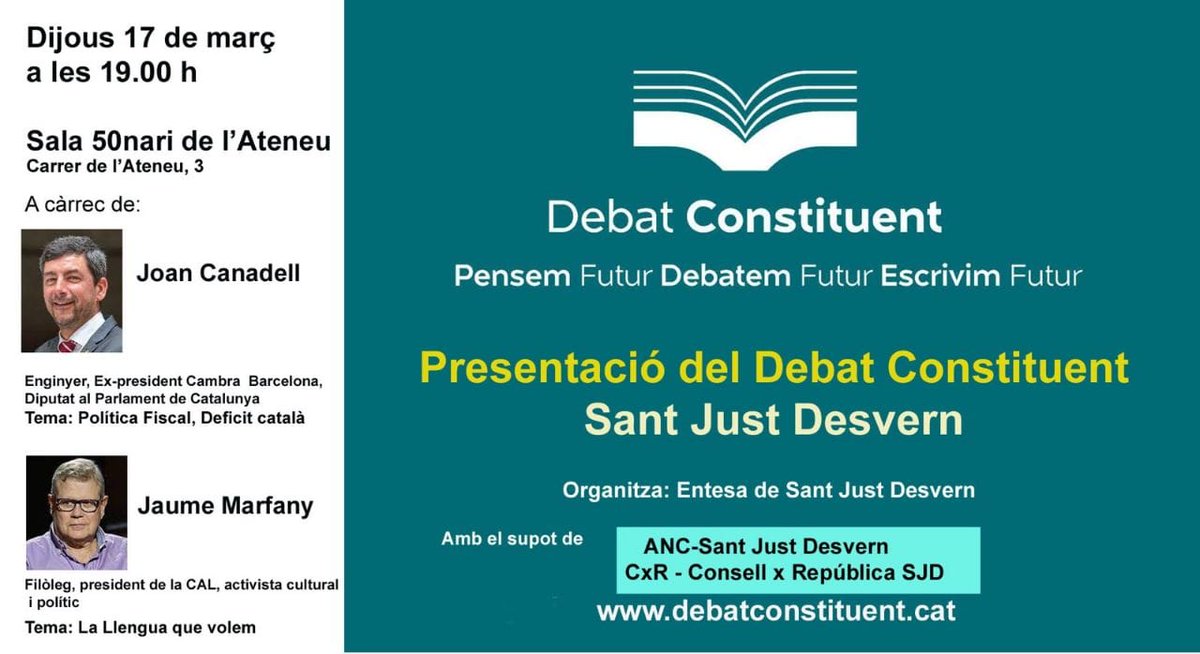 Avui a les 7 a l'Ateneu: