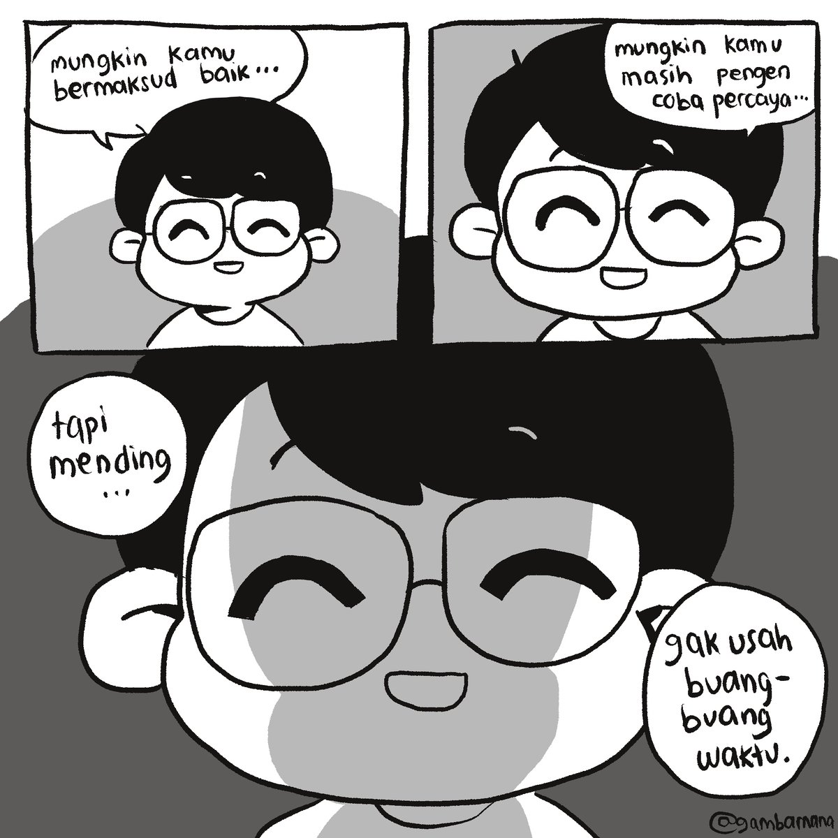 Pasti ada aja yang lagi butuh denger ini 
