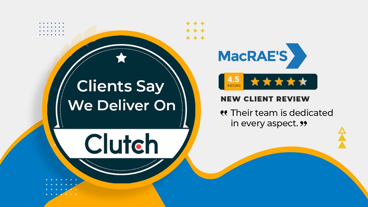 MacRAEsMarkting's tweet photo. We're thrilled that Stephen DiDio from #IntrotekInternational has left us a #review on @clutch_co! It’s been a pleasure working with Introtek International and we look forward to our future together!
Read Full Review : https://t.co/T94bUjykhZ https://t.co/XPUxjSGX9i