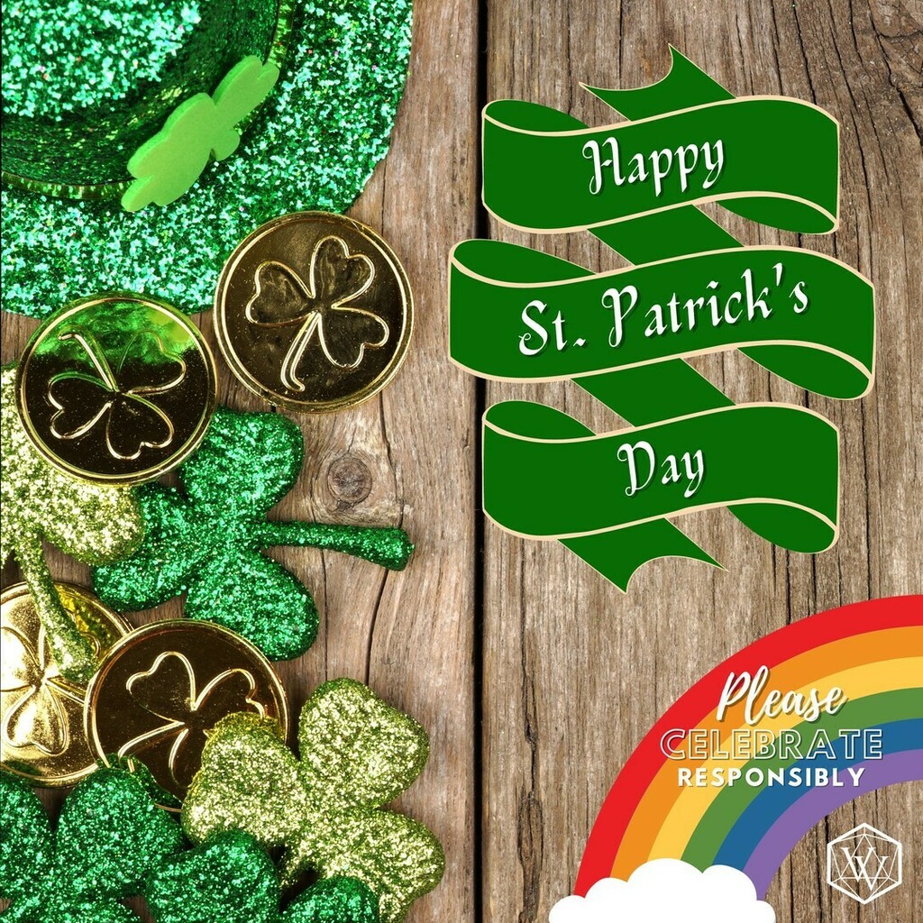 Happy Saint Patrick's Day from the Team at Variant Ventures! ☘️
Your character may have the "Lucky" feat, but don't press your luck while celebrating.🍀
.
.
.
#SaintPatricksDay #lucky #celebrateresponsibly #vv #variantventures #green #luckyfeat instagr.am/p/CbNR88GvHnH/