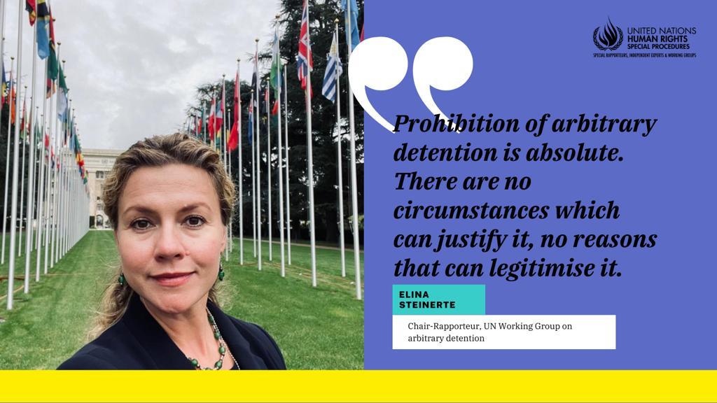 IDPCnet's tweet photo. After being blocked from delivering a statement at the #CND64 Reconvened in December, the @UNHumanRights Working Group on Arbitrary Detention has spoken powerfully at the Plenary of #CND65 today.
Full accounts on the #CNDblog: https://t.co/SdykT57ZGP https://t.co/KHjh5IsaN3
