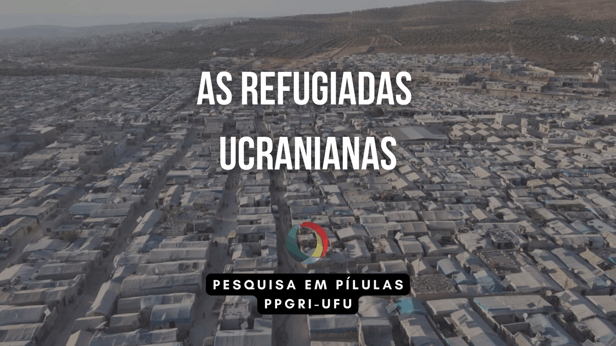 ppgriufu's tweet photo. As Refugiadas Ucranianas (Pesquisa em pílulas PPGRI-UFU #1)

Confira o vídeo no youtube do PPGRI https://t.co/raJFbvP1b7 https://t.co/KmMV7NtHb7