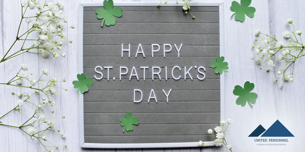 Happy St. Patrick’s Day from your friends at United Personnel! 🍀

#stpatricksday #stpatricksday2022