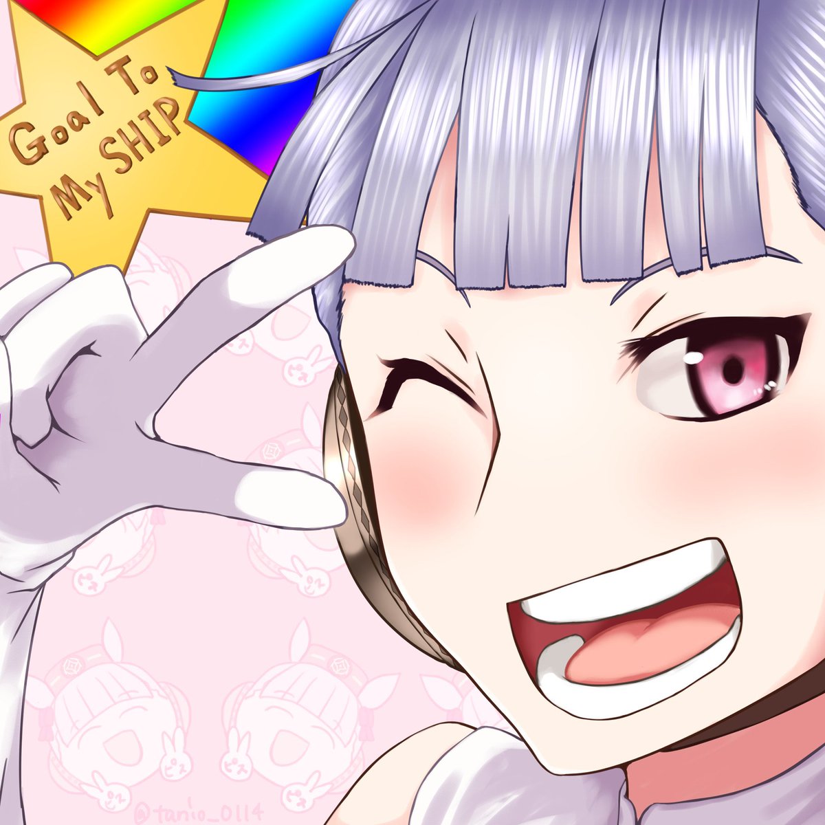 #みなさん去年の今頃はどんな絵描いてましたか  #ゴールドシップ 
ゴルシネタ祭りしてた 