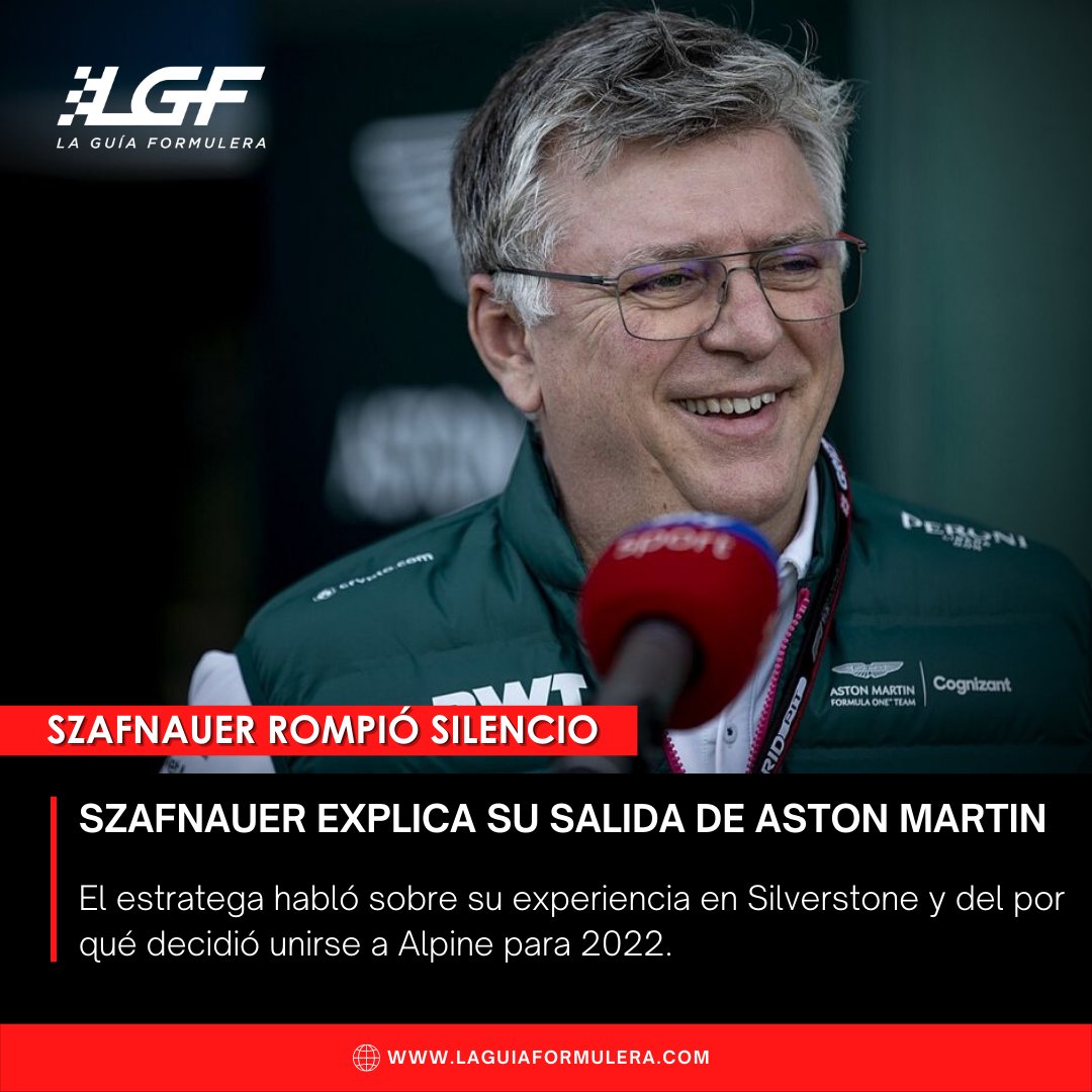 laguiaformulera's tweet photo. Szafnauer rompe el silencio sobre los motivos de su salida de Aston Martin
#f1 #formula1 #LGF1 #AstonMartin #Szafnauer #Sufufan
https://t.co/Ue43fmiMqd https://t.co/qLpPqSzsqW