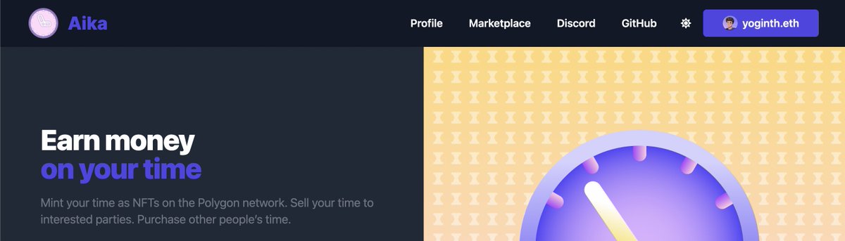 Welcome, Aika by @wearenewt, to the ENS ecosystem! Congrats on adding ENS username and avatar support 👏👏👏

aika.market