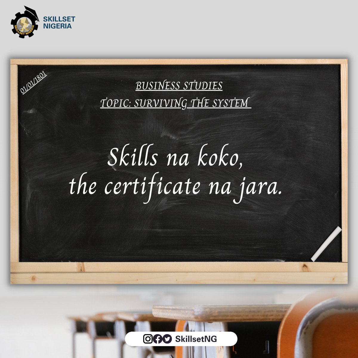 byfeutura's tweet photo. At the end of the day, it is YOU that will do the job, not the certificate. Get #SkilledUp

Tony Elumelu | #WeMetOnTwitter | #obiano | #Davido https://t.co/klDcqwQZpc