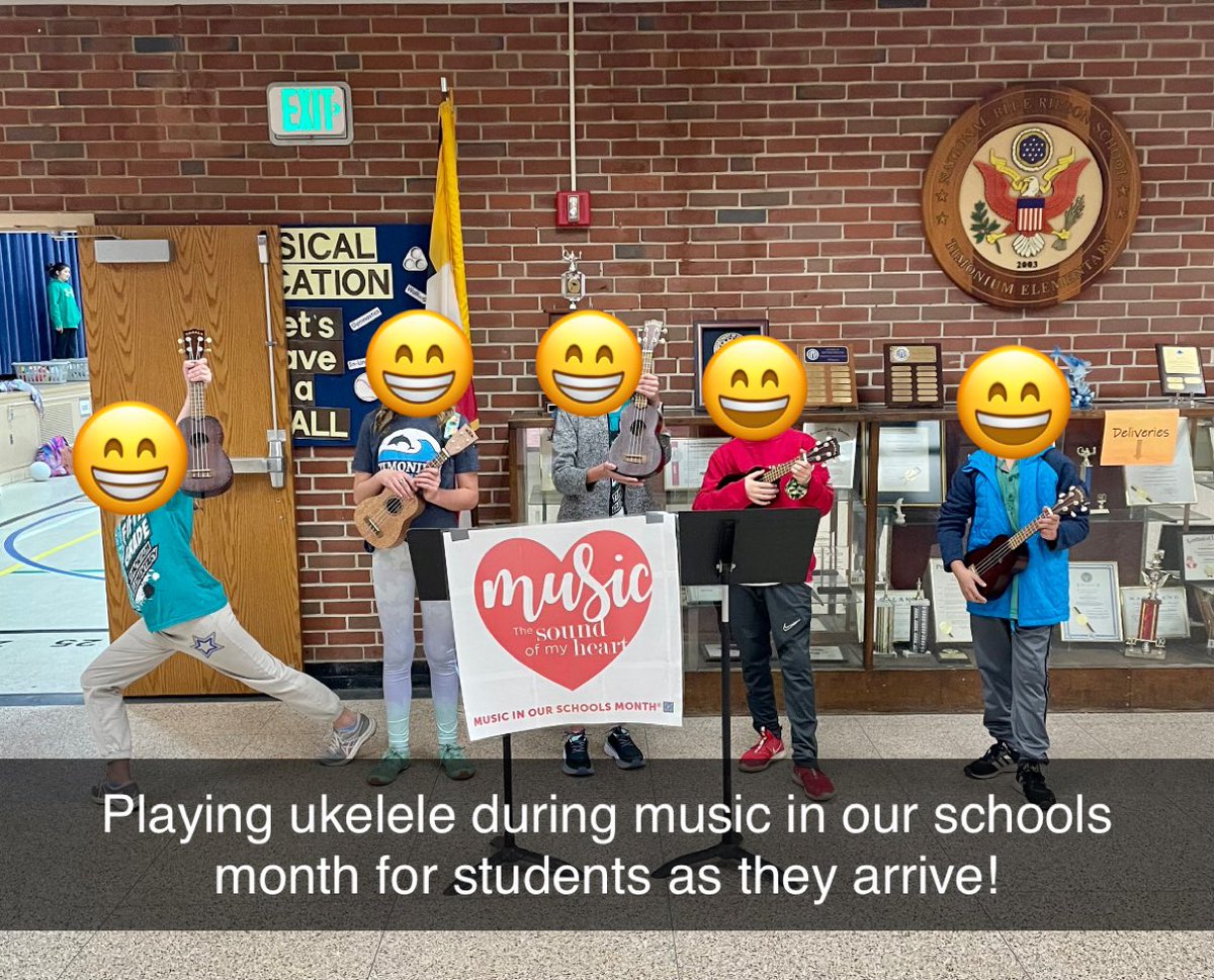 Timonium_music's tweet photo. These amazing fifth graders sang and played the ukelele this morning to celebrate Music in Our Schools Month. So happy to have live music again 🎼🎶@BCPSMusic https://t.co/zGLtWjqJyF