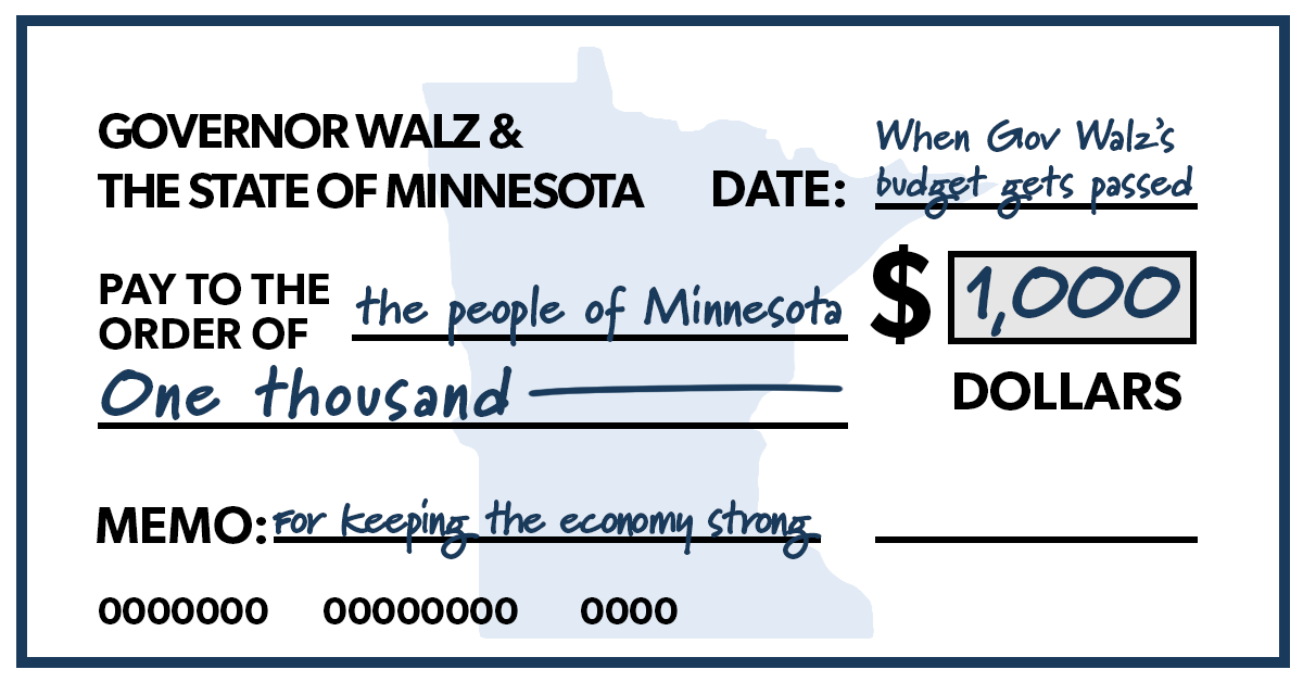 Minnesota DFL Party on Twitter "We have a historic budget surplus, so