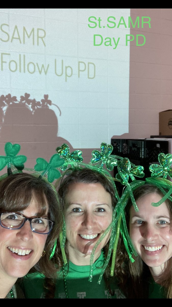 LightUpLiteracy's tweet image. Bringing some fun to our PD this morning. St. SAMR Day PD. ⁦@kanelandKSS⁩ ⁦@RWalkerELA⁩ ⁦@flicari918⁩ #kanelandpride