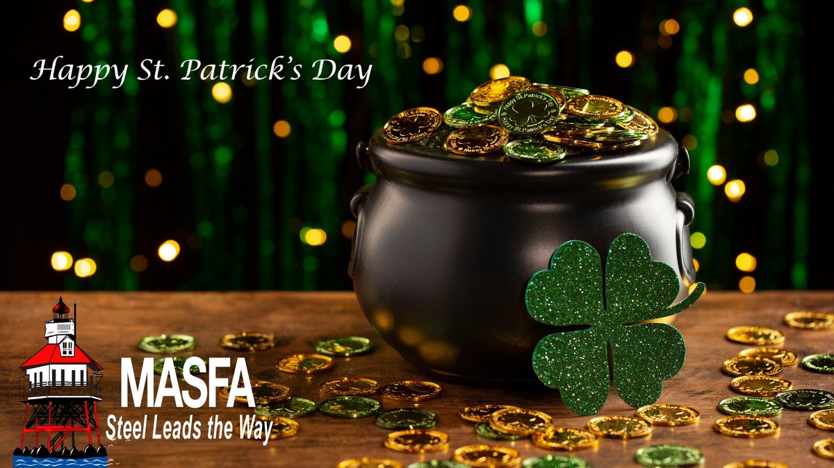 MASFA_Steel's tweet photo. Happy St. Patrick’s Day!

https://t.co/wEDUtezQlP
#MASFA_Steel, @MASFA_Steel, @aisisteel, @buildsteelorg, #BuildSteel, #CFSteel, @CFSteelIndustry, #CFSEI , @CFSteelIndustry https://t.co/OLPYaCBoPH