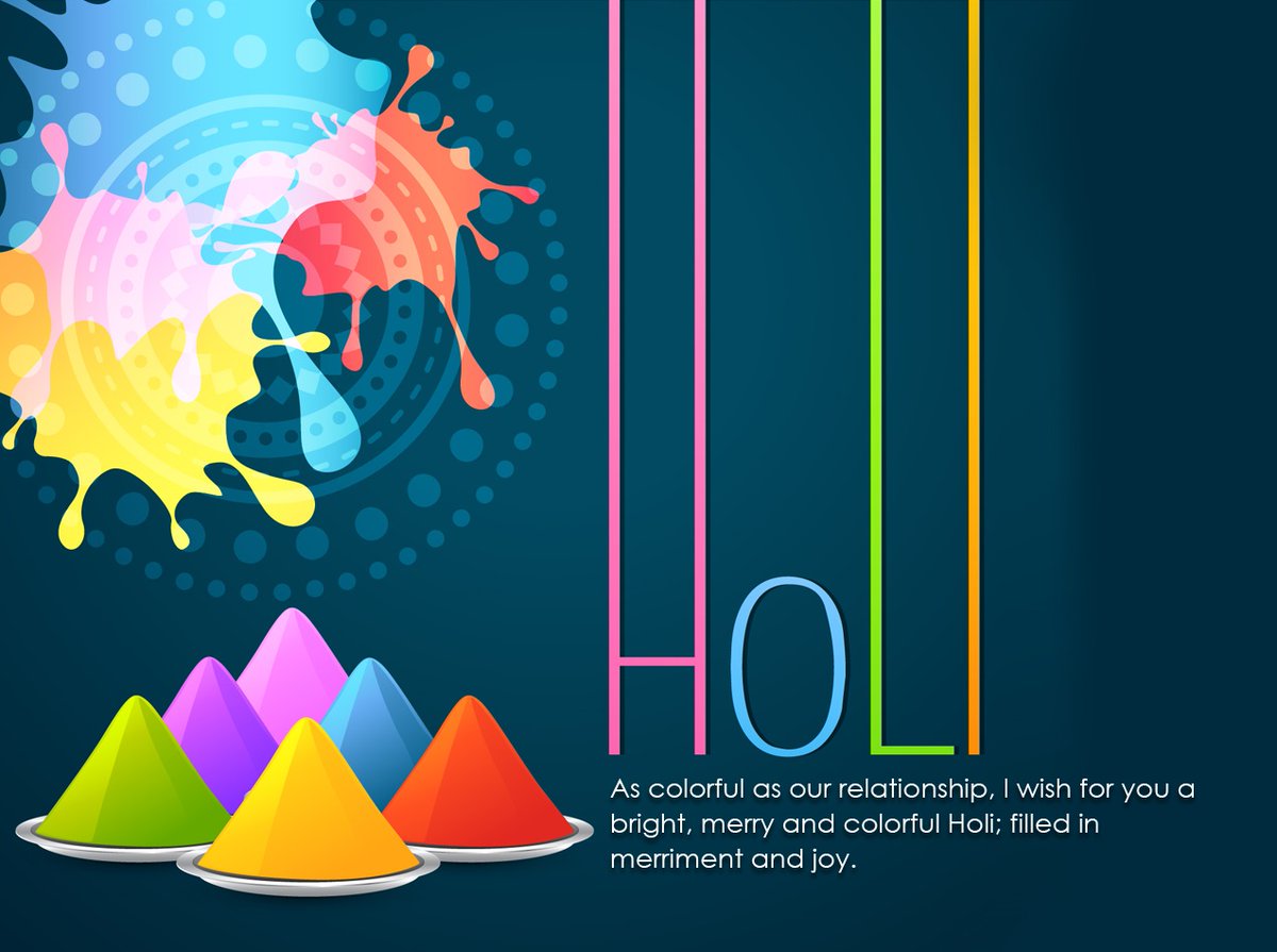 univ_datos's tweet image. May you be blessed with a day full of colours, happiness, laughter and smile. Wishing you a very Happy Holi.

#HappyHoli #univdatos