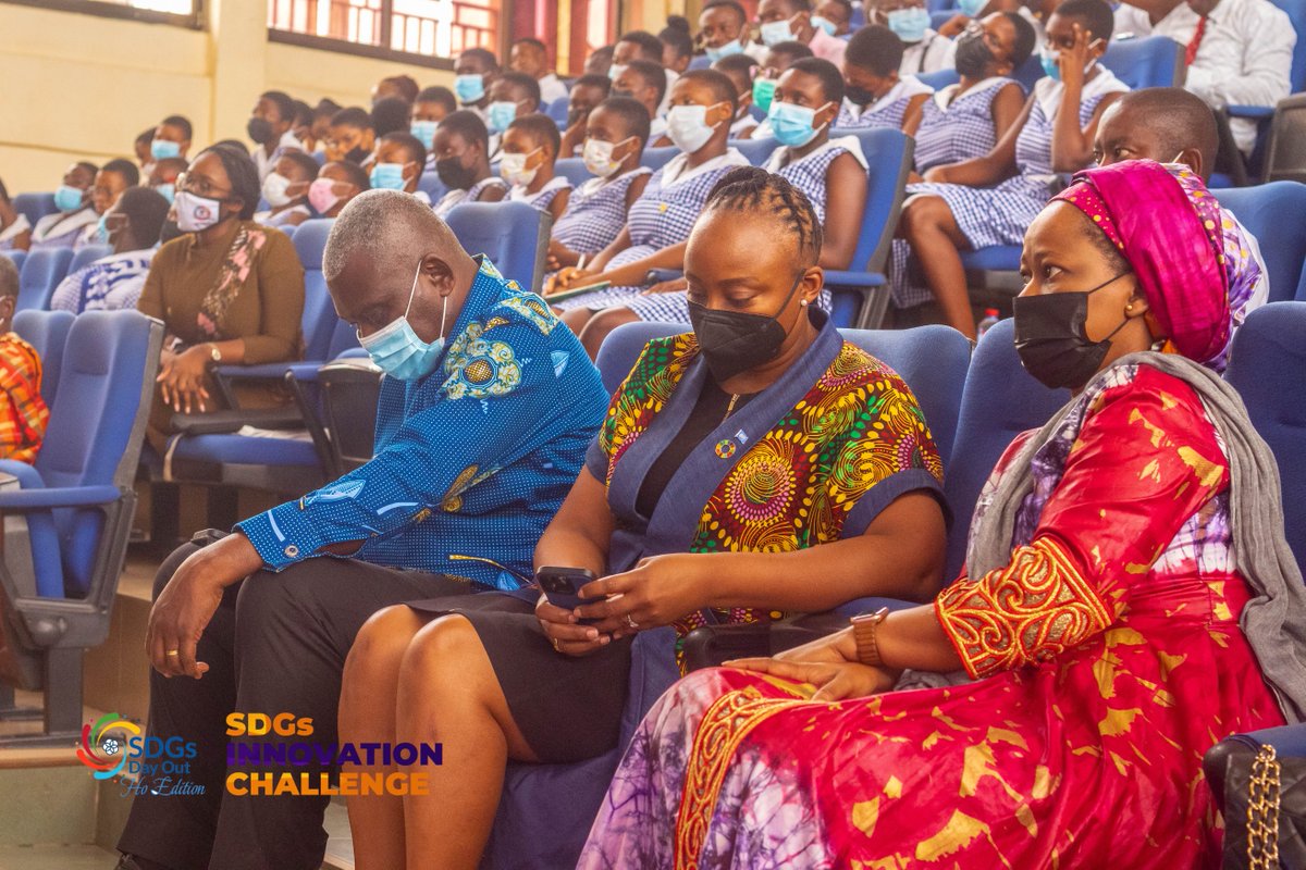 NodeEight's tweet photo. Visuals from #SDGsInnovationChallenge at the G.M Afeti Auditorium of the Ho Technical University. Innovators pitched their #SDGs driven solutions to the Audience and Judges. We congratulate all participatory teams for their efforts.
#SDGsDayOut
#SDGsHo
#Ho
#LeaveNoOneBehind https://t.co/ibdHLU7Eqa
