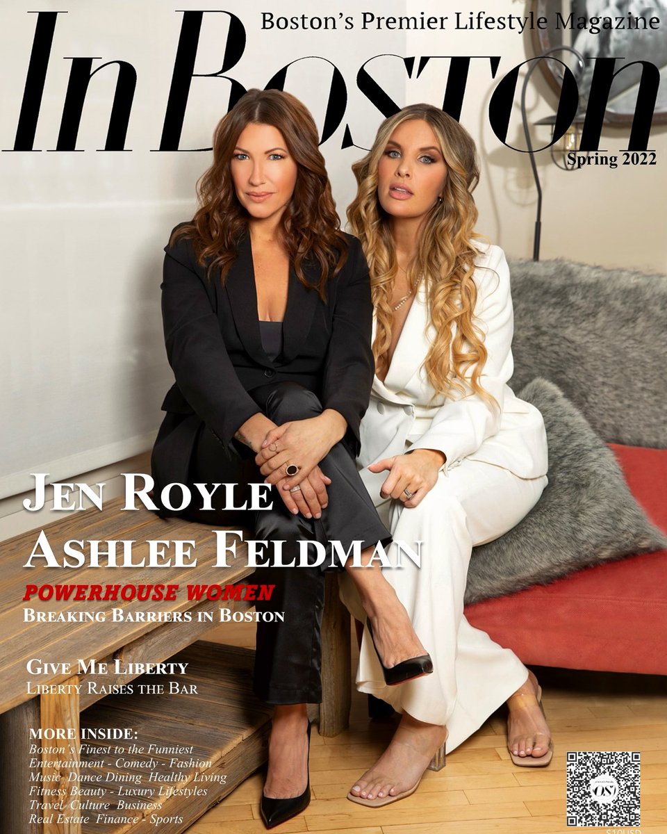 Jen_Royle's tweet photo. BOOM. 

Spring issue of the new InBoston Magazine with @AshleeFeldman 🌺 #PowerhouseWomen https://t.co/C2gf2HSHbK