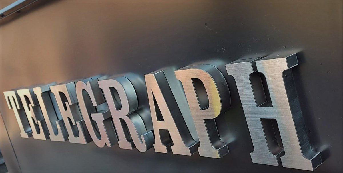 Flewwelling's tweet photo. Take a peek at the new sets of 3D lettering we supplied and installed this week for Telegraph Square. One set is above the new location of @shopLORDON and the other above the main entrance to the building. They are 1” thick fabricated steel letters with a brushed finish. https://t.co/OMVAXeHy6I
