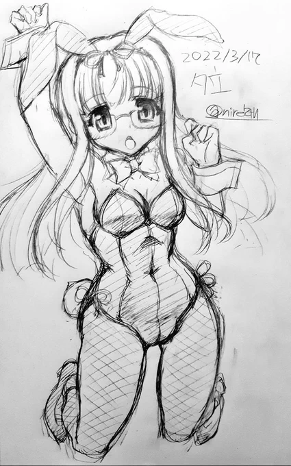 #夕立
#艦これ版深夜の真剣お絵描き60分一本勝負
#艦これ版真剣お絵描き60分一本勝負_20220317 