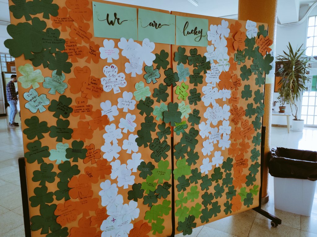 Happy Saint Patrick's day! A day full of wishes and gratitude <a href="/BanAcadEsp/">Banbridge Academy español</a> <a href="/dgalextranjeras/">L.Extranjeras ARAGON</a>