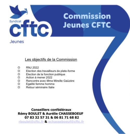 Les jeunes CFTC tweet media