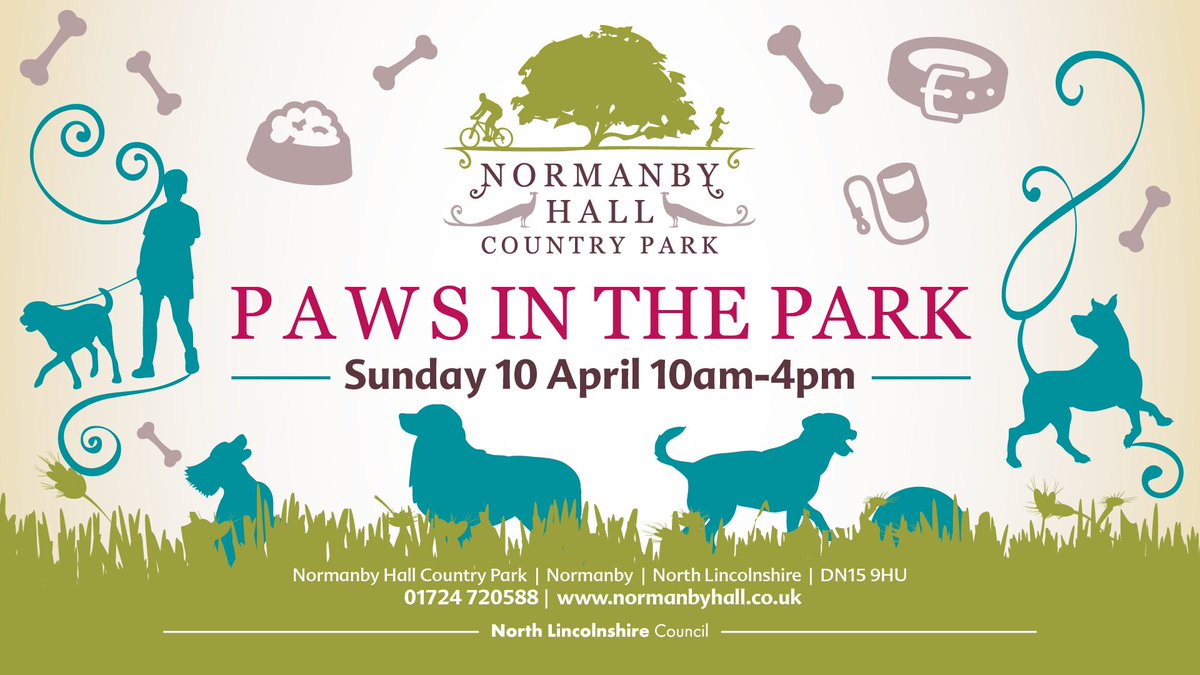 Paws in the Park🐕Sunday 10 April, 10am - 4pm.🐾

We see so many of you walking your four legged friends around the park and this event is for them!🐩

Take part in a fun dog show, grab a tasty bite to eat and visit the stalls selling everything to meet your dog's needs.🐕‍🦺