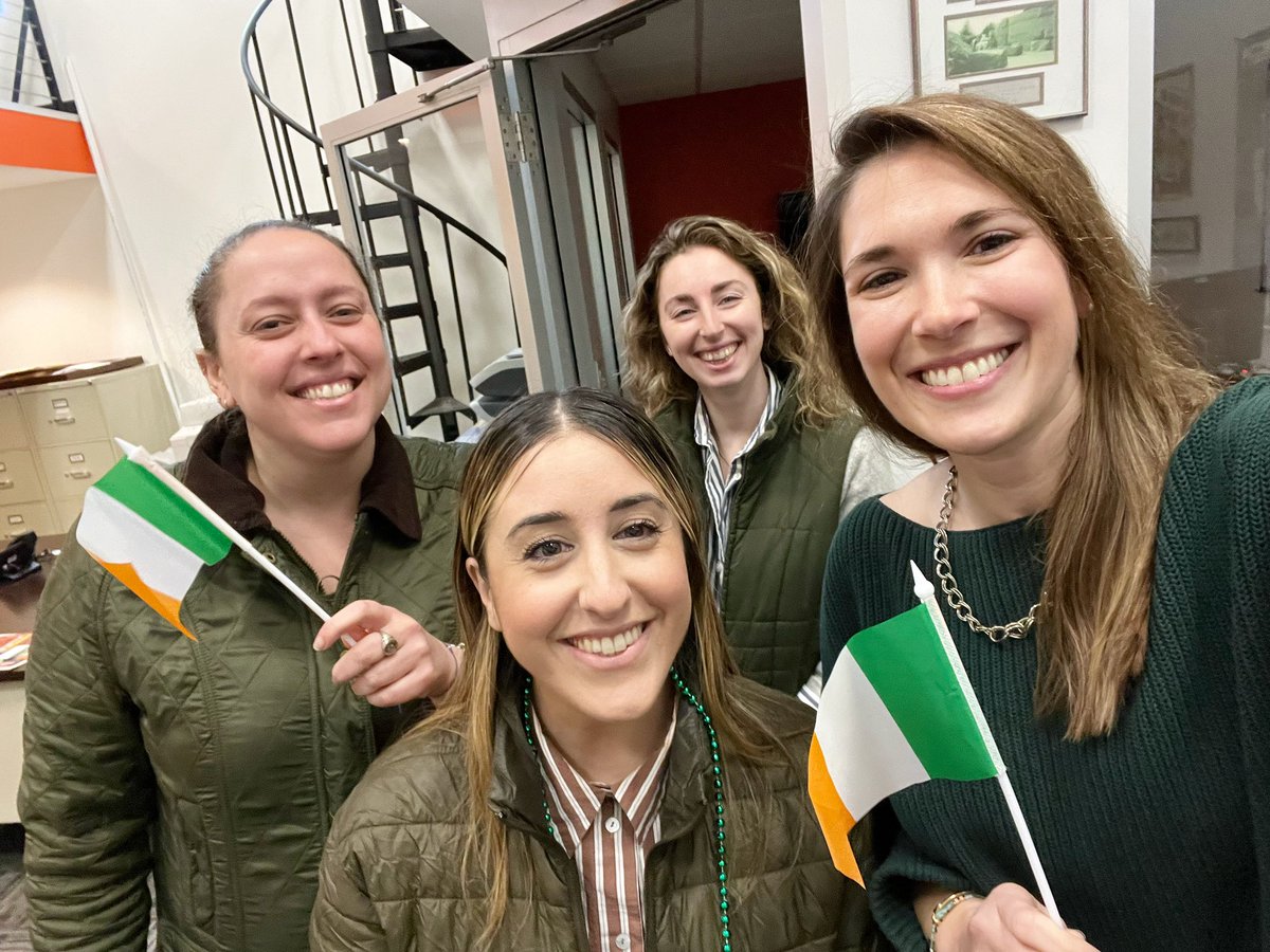 I’m a proud Irish American, but on #StPatricksDay, everyone’s a little Irish! Happy St. Paddy’s Day from my office to you!
